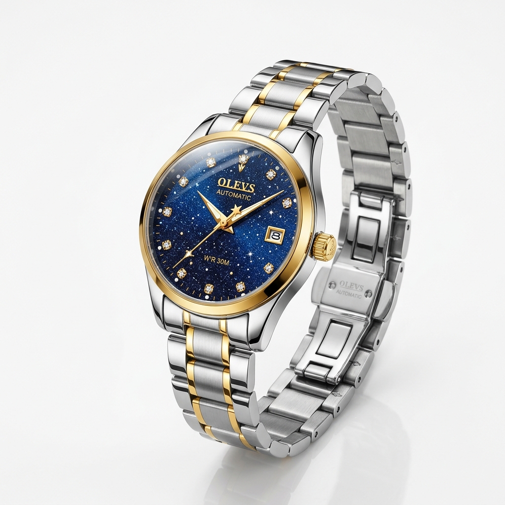 Olevs Starry Night Two-Tone Automatic
